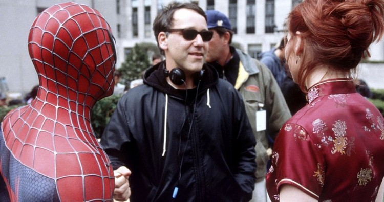 Sam Raimi na planie Spider-Mana