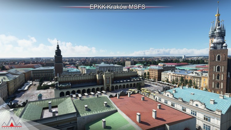 Kraków jak malowany. Sprawdźcie nowy dodatek do Microsoft Flight Simulator