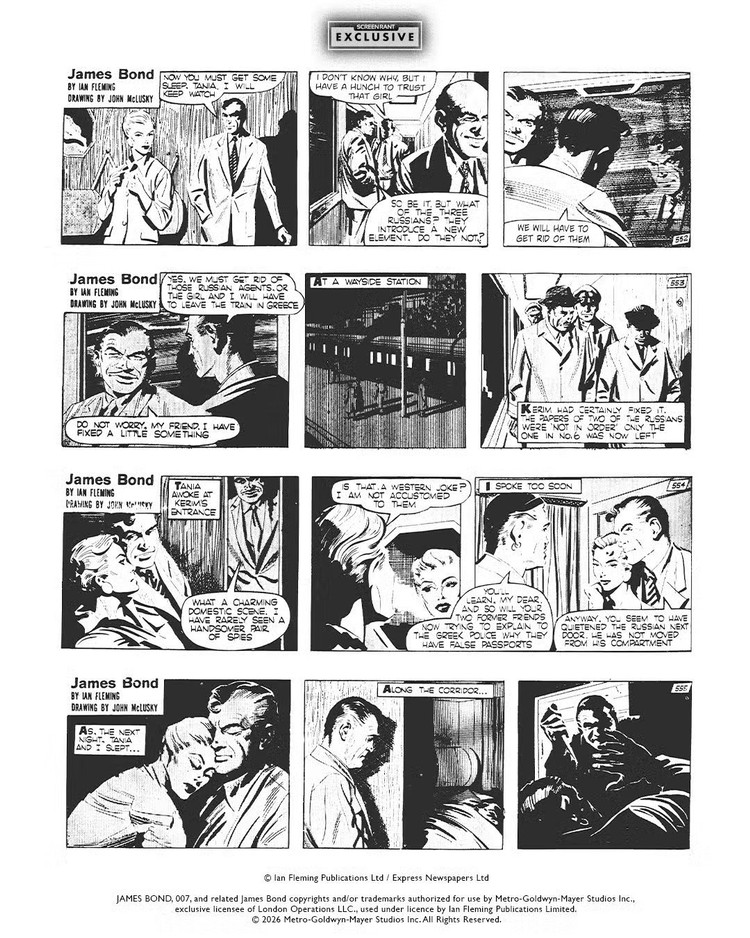 Ian Fleming’s James Bond Signature Comic Strip Collection Vol. 1
