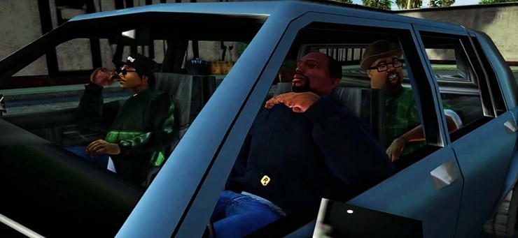 Ikoniczna scena z GTA: San Andreas zachwyca przy użyciu ponad 100 modów