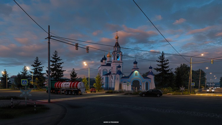 Euro Truck Simulator 2: Heart of Russia na nowych (i ładnych) zrzutach ekranu