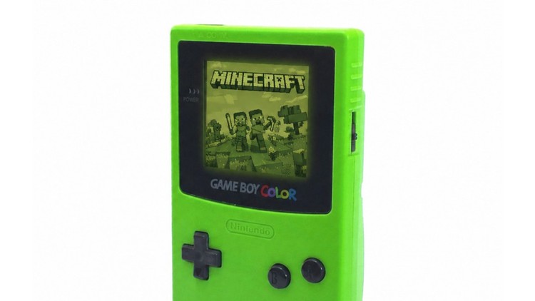 Minecraft na Game Boy Color