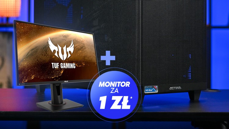 Gaming w pakiecie – monitor ASUS za 1 zł