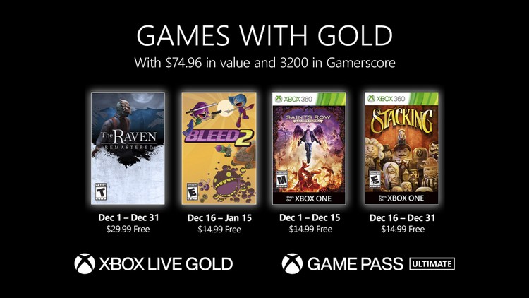 Znamy ofertę Games with Gold na grudzień. Przygodówka i strzelanka w zestawie od Microsoftu