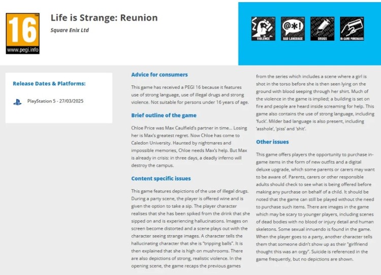 Life is Strange: Reunion