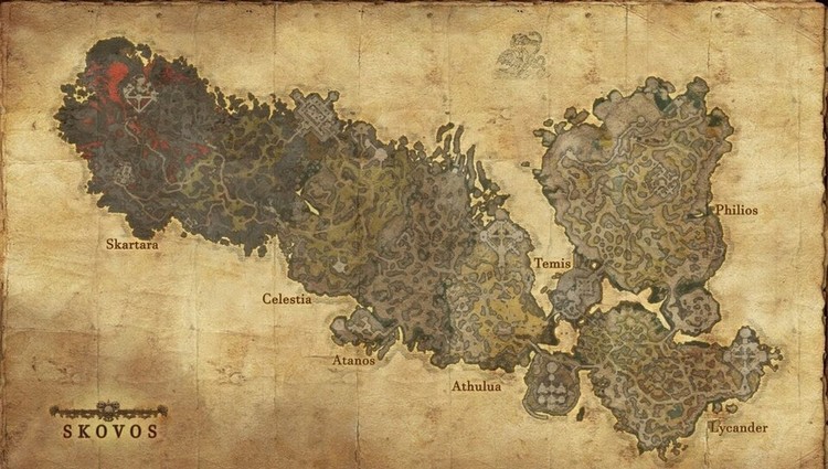 nieoficjalna mapa Skovos