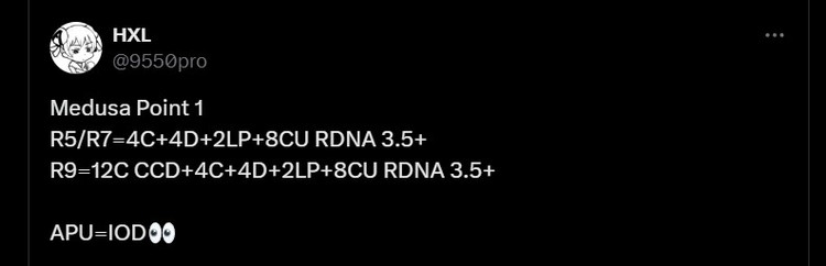 APU AMD Ryzen 9 „Medusa Point” Zen6 ma mieć 22 rdzenie dzięki dodatkowemu CCD