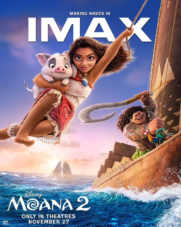 Vaiana 2 – plakat IMAX