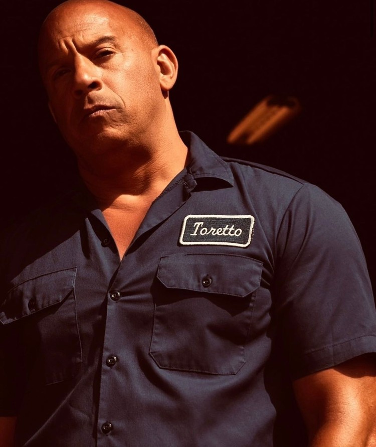 Dom Toretto na pierwszym zdjęciu z Szybkich i wściekłych 10, Vin Diesel jako Dom Toretto na pierwszym zdjęciu z Szybkich i wściekłych 10