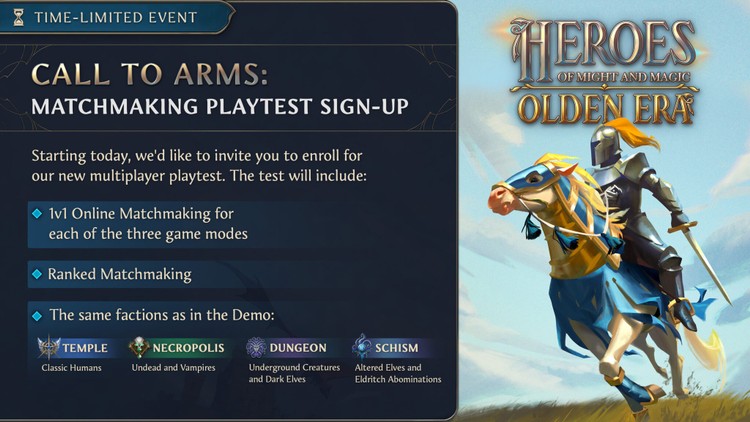 Heroes of Might & Magic: Olden Era stawia na ranking, PvP i balans, czyli fundamenty udanego powrotu serii, Do nowego Heroes of Might & Magic wchodzą rozgrywki rankingowe. Olden Era rusza z testami i celuje w scenę PvP