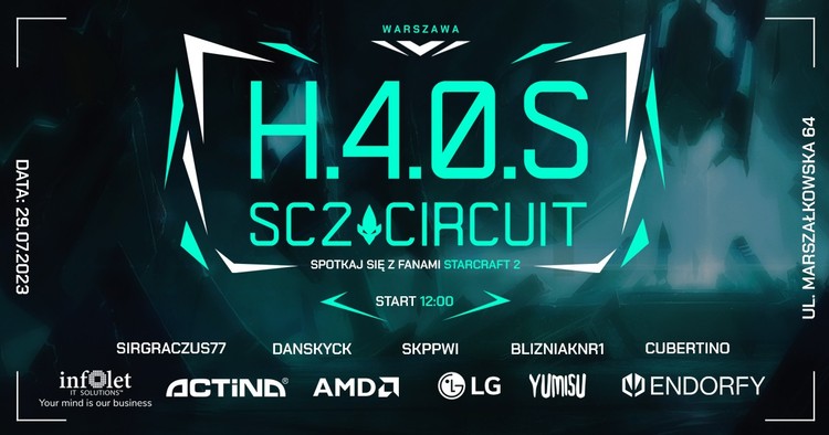 Już jutro rusza H.4.0.S SC2 CIRCUIT – polski turniej rozgrywek Starcraft 2