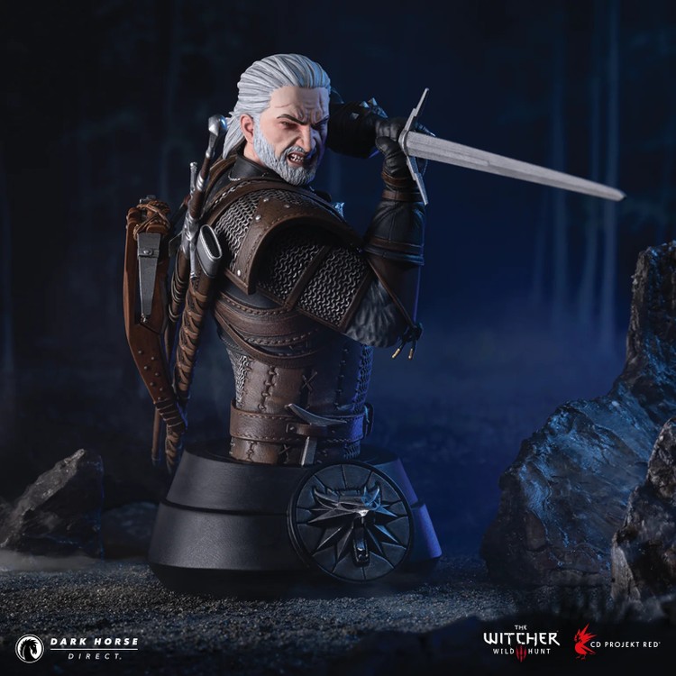 Dark Horse zaprezentowało nowe popiersie Geralta z Wiedźmina 3, Geralt z Wiedźmina 3 na efektownej figurce. CDP RED zaprezentowało popiersie bohatera