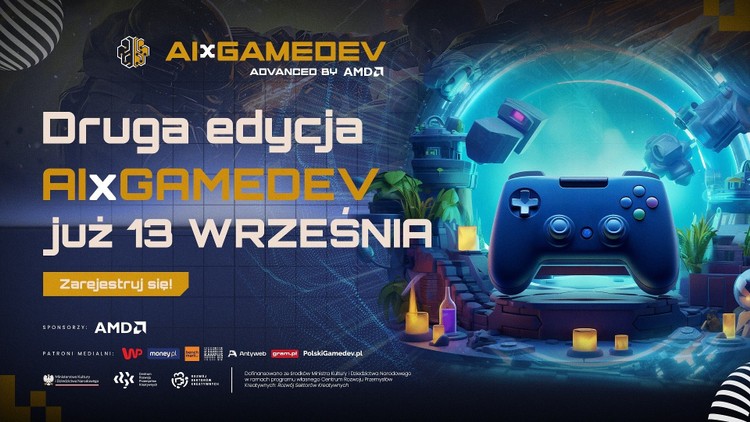 Innowacje technologiczne i dodatkowe atrakcje, AI x GAMEDEV advanced by AMD – oto prelegenci konferencji o sztucznej inteligencji