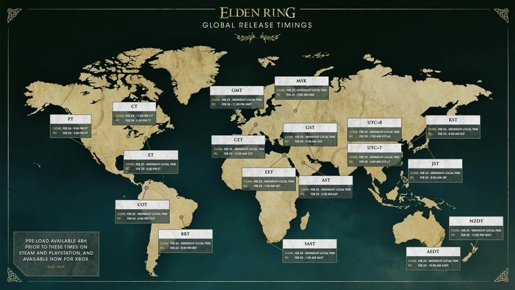 Wiemy, o której godzinie będzie można zacząć grę w Elden Ring