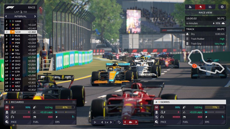 Nowe nagranie z F1 Manager 2022 prezentuje system konfiguracji pojazdu