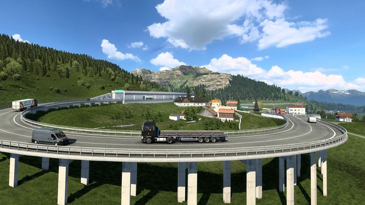 Euro Truck Simulator 2 na nowym zwiastunie. Twórcy przypominają o odświeżonej Szwajcarii