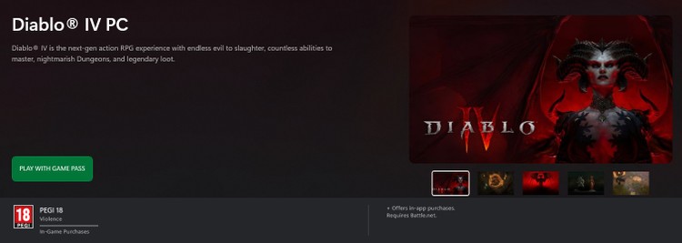 Diablo 4 dzień wcześniej w PC Game Pass, Niespodzianka dla graczy Xbox Game Pass. Wielki hit dostępny dzień wcześniej