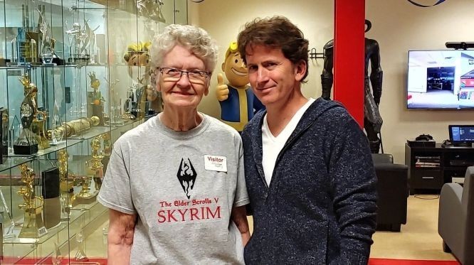 Shirley Curry i Todd Howard