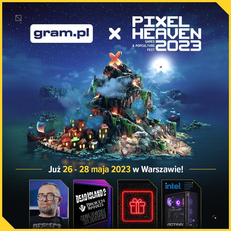 Pixel Heaven 2023 X gram.pl - odwiedźcie koniecznie nasze stoisko!