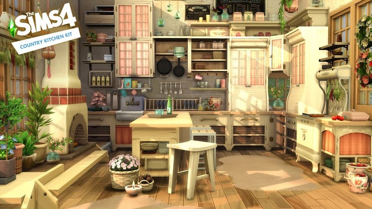 The Sims 4 Country Kitchen Kit