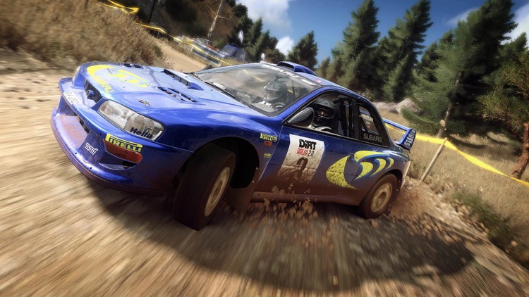 Poglądowo Subaru Impreza 90’ z Dirt Rally 2.0