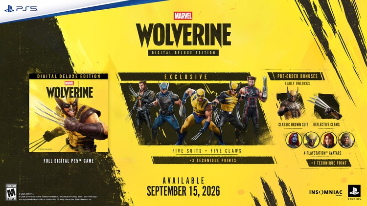 Marvel’s Wolverine – edycja Deluxe