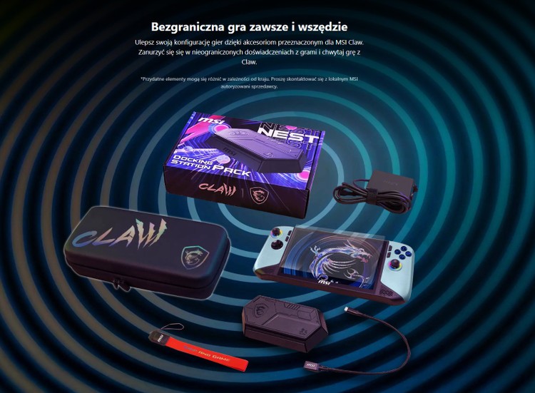 MSI Claw 8 AI+ Glacier Blue pojawił się w sprzedaży