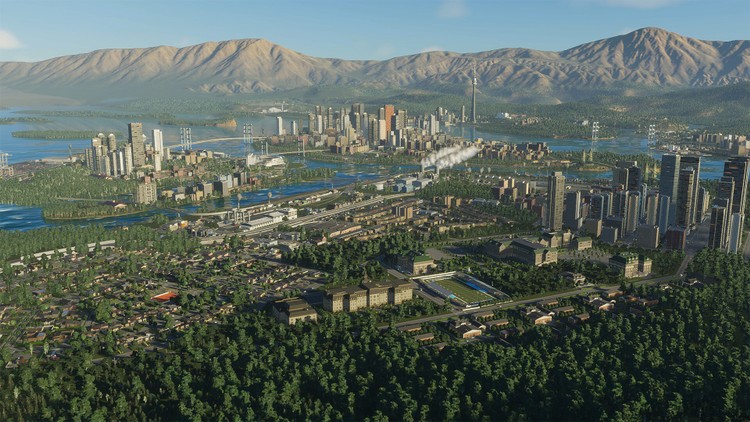Cities: Skylines II będzie ogromne. Film pokazuje imponujące mapy