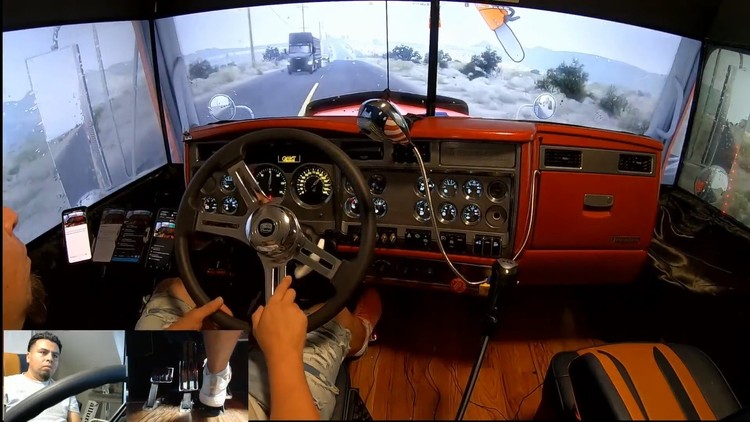 Fan American Truck Simulator zbudował genialną replikę kabiny ciężarówki