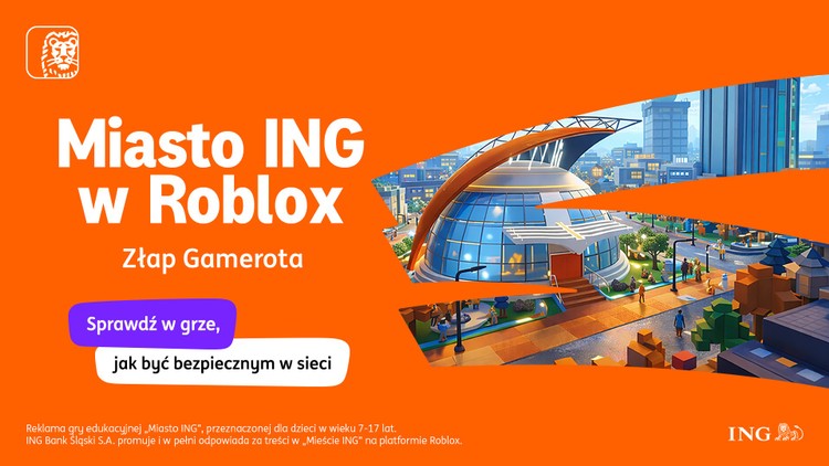 Ruszył 5. sezon gry edukacyjnej „Miasto ING” w Roblox!
