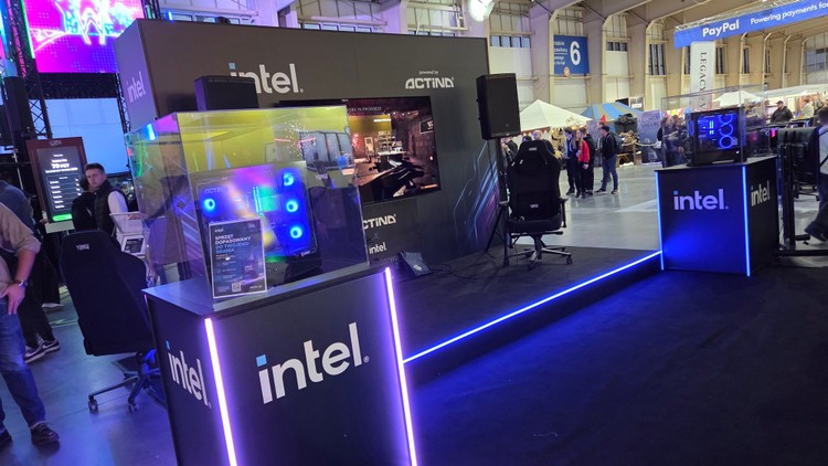 Strefa Intel na Poznań Game Arena 2026, Mocne PC-ty i procesor do wygrania. Tak wygląda strefa Intela na PGA 2026