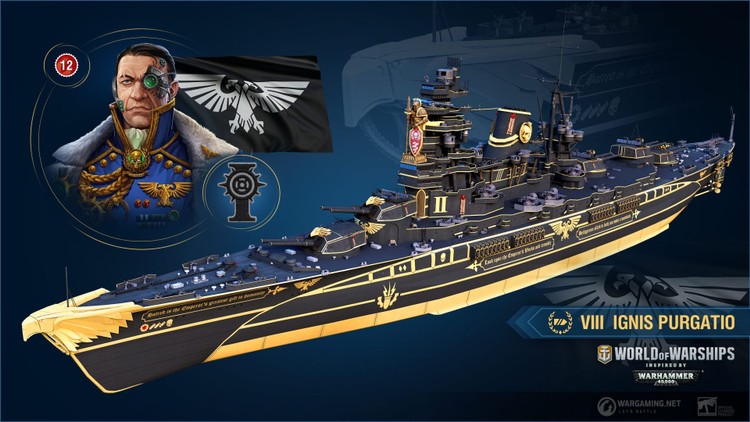 Katedry Warhammera 40K wpłyną na wody World of Warships. Nadchodzi crossover