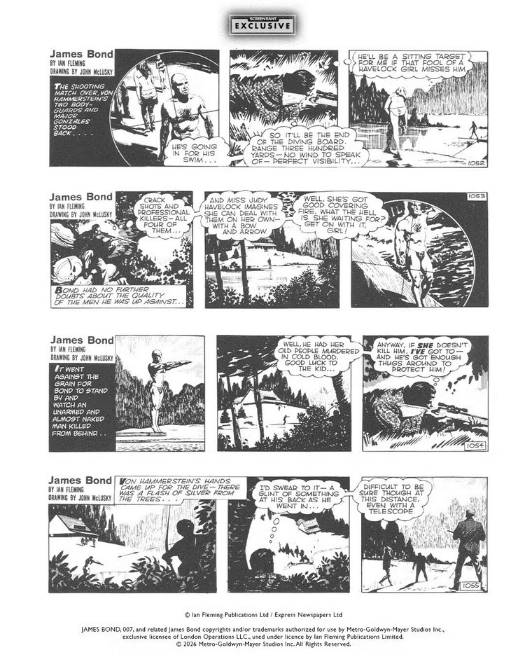 Ian Fleming’s James Bond Signature Comic Strip Collection Vol. 1