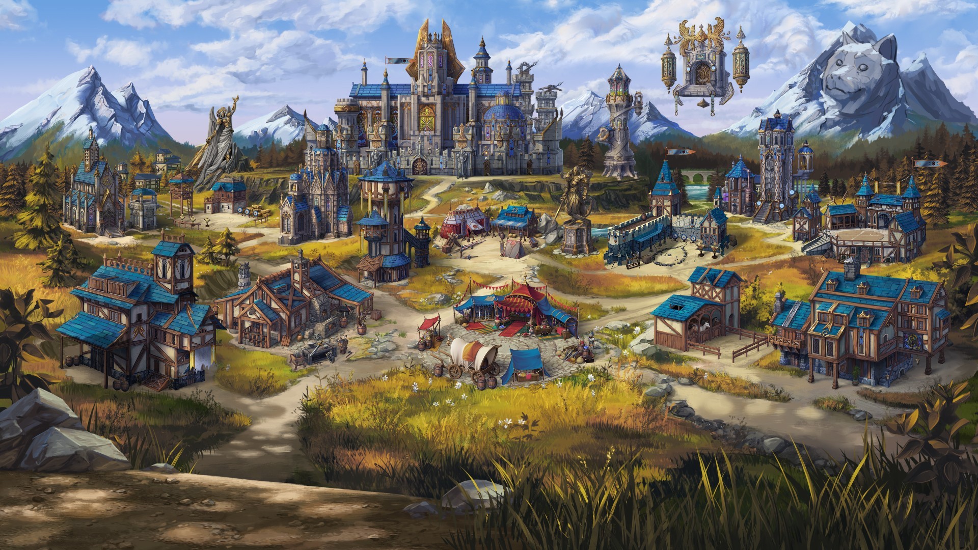 Polski konkurent dla Heroes of Might &amp; Magic z nowymi szczegółami. Studio zdradza mechaniki budowy miast