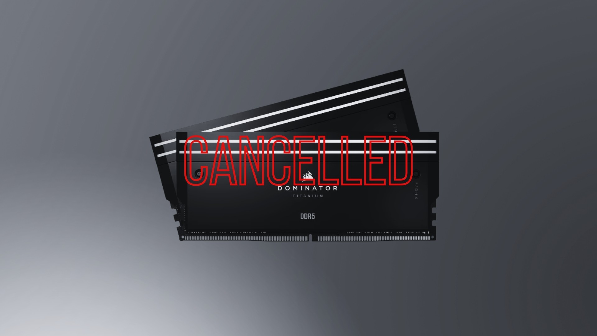 Corsair anulował ogromną falę zamówień na DDR5