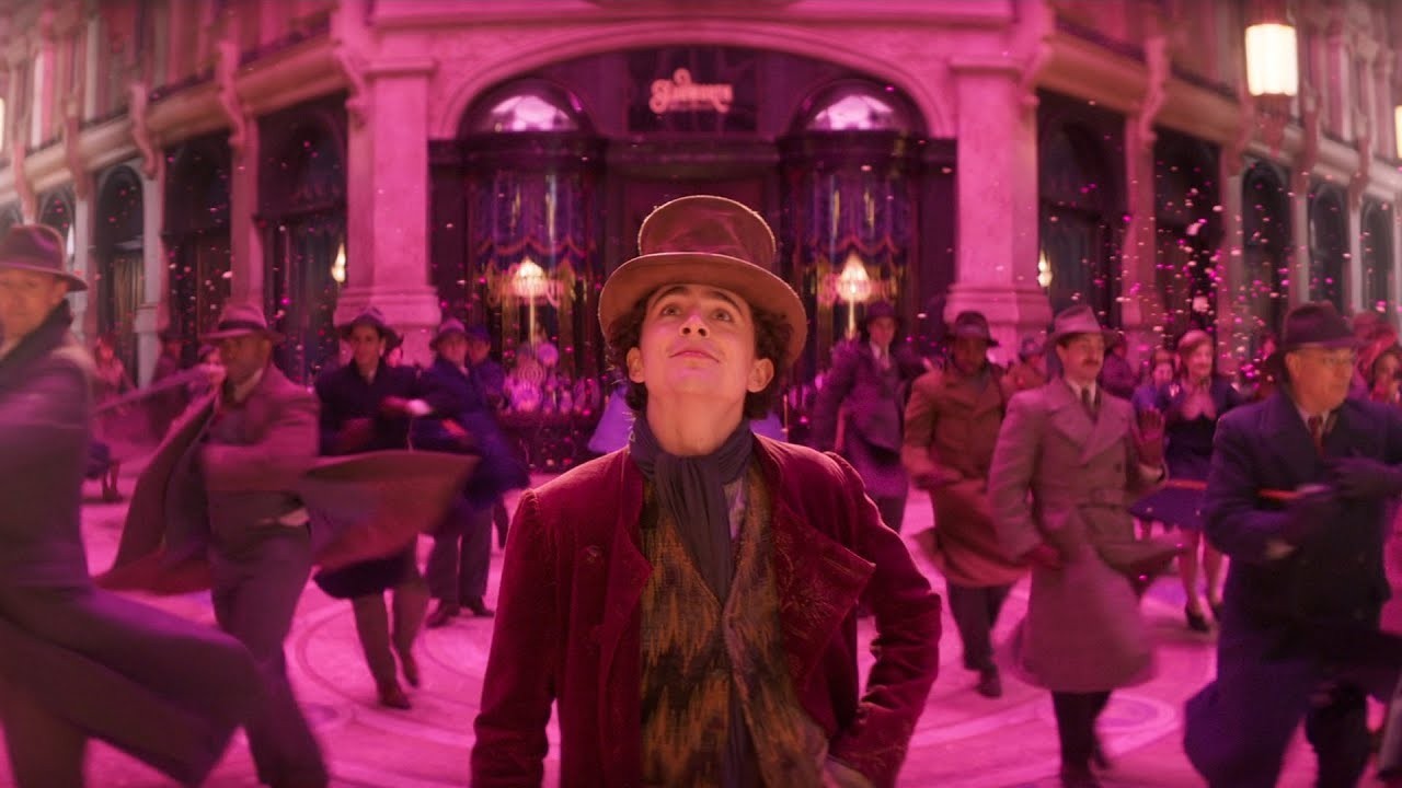 Wonka with new trailer.  Warner Bros. released  The second trailer for the movie Willy Wonk.  Timothée Chalamet.  Paul King.