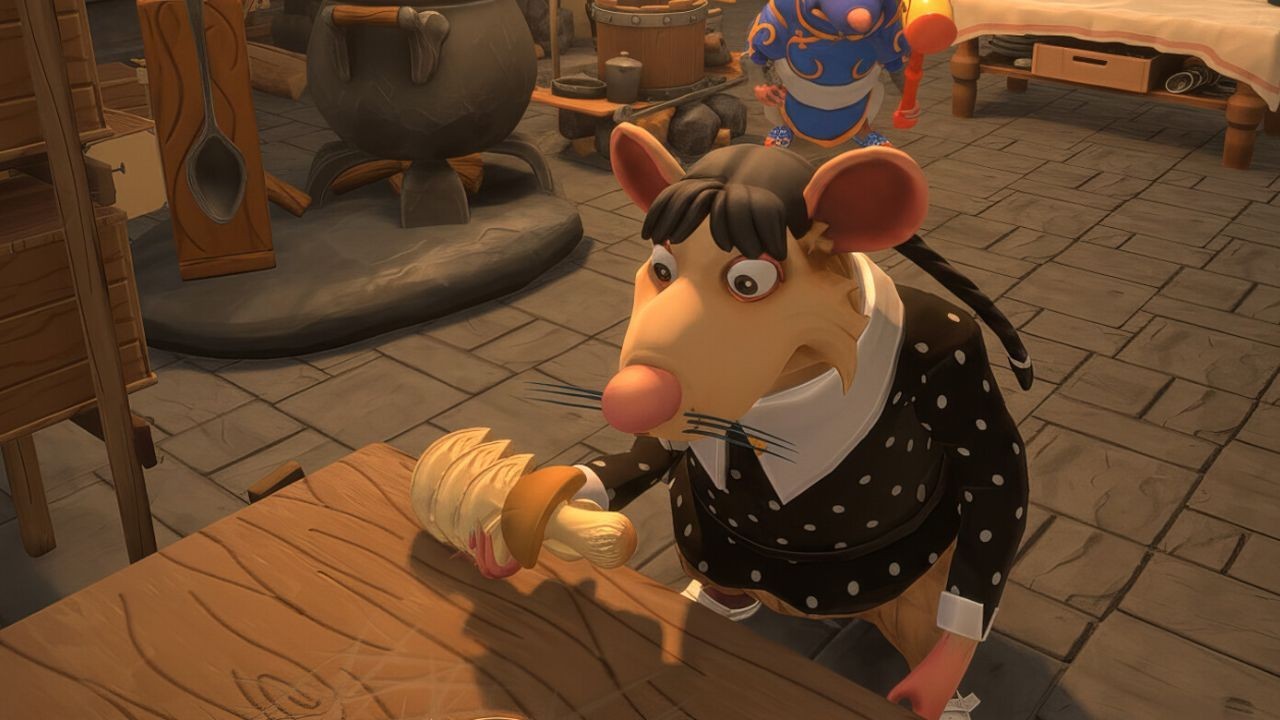 Średniowieczne gotowanie i bijatyka bagietką. Szczury w kuchni podbijają Steam