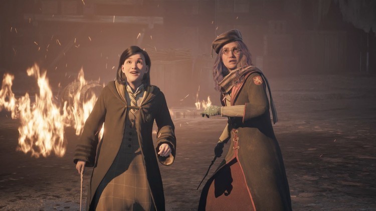 Hogwarts Legacy z porównaniem wersji na Nintendo Switch i Switch 2. Różnice widać od razu