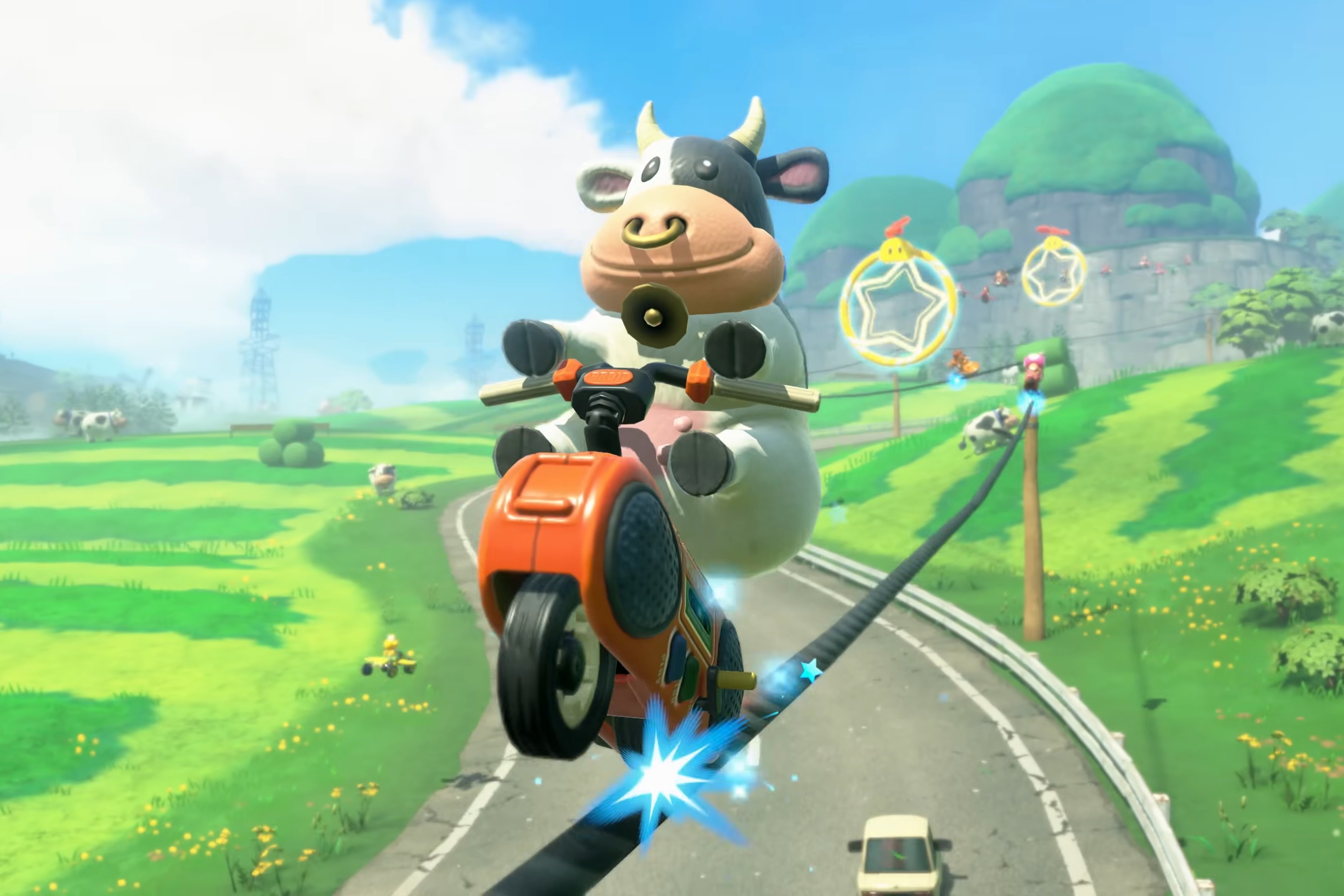 Absurdalny zarzut wobec Nintendo. PETA chce usunięcia kolczyka z nosa Krowy w Mario Kart World