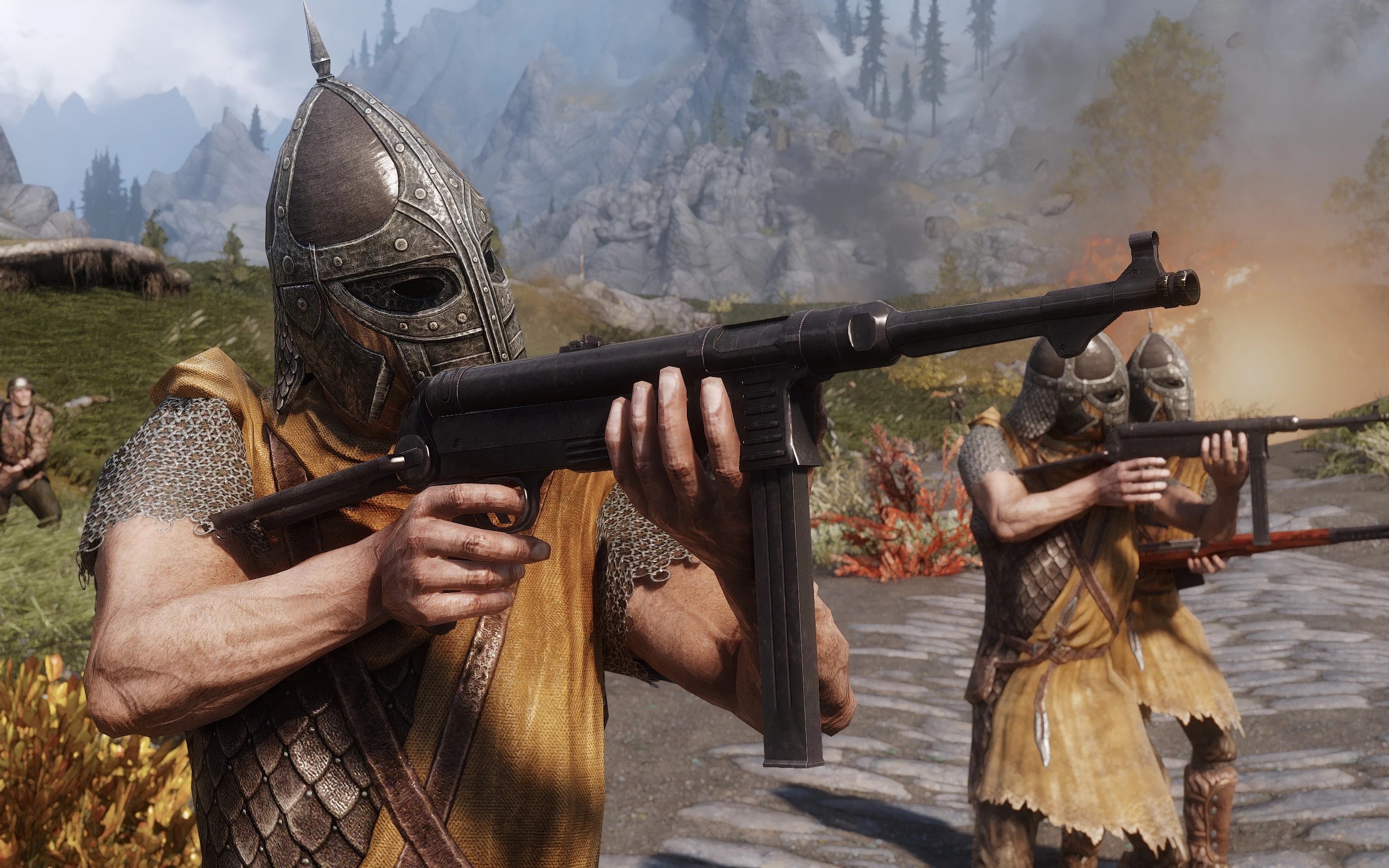 Skyrim jako drugowojenna strzelanka. Powstał mod dla fanów Battlefielda i Call of Duty