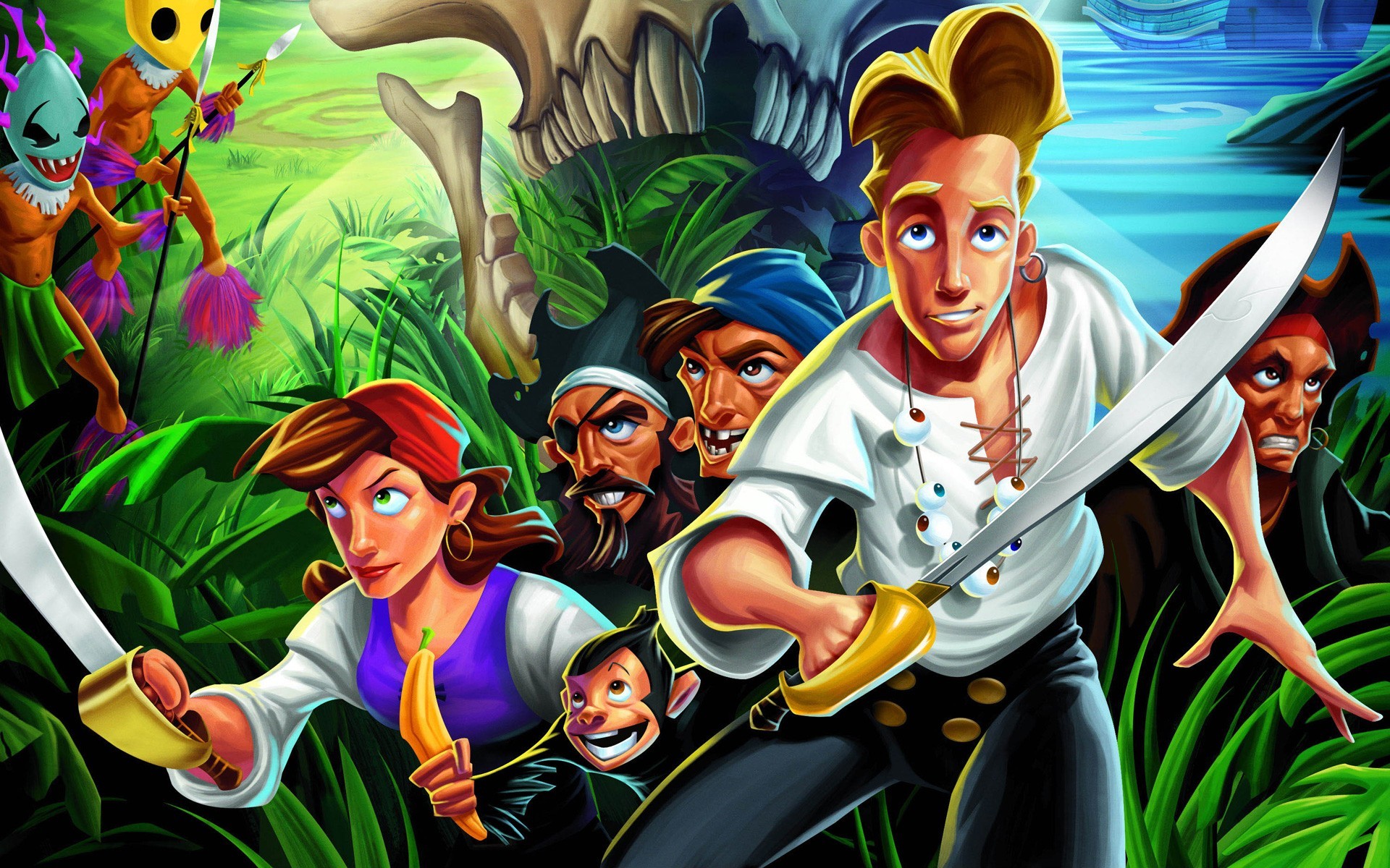 Остров обезьян игра. The Secret of Monkey Island игра. Гайбраш Трипвуд Monkey Island. The Secret of Monkey Island: Special Edition. Monkey Island Special Edition.