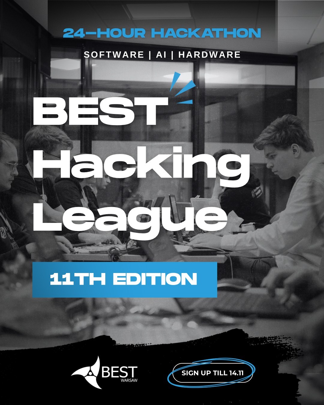 BEST Hacking League wraca w 2025 roku. Studenci znów zmierzą się w 24-godzinnym hackathonie