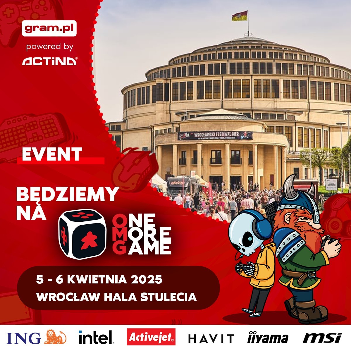 Już niedługo odbędzie się One More Game 2025. Na stoisku Gram.pl zobaczymy sporo atrakcji