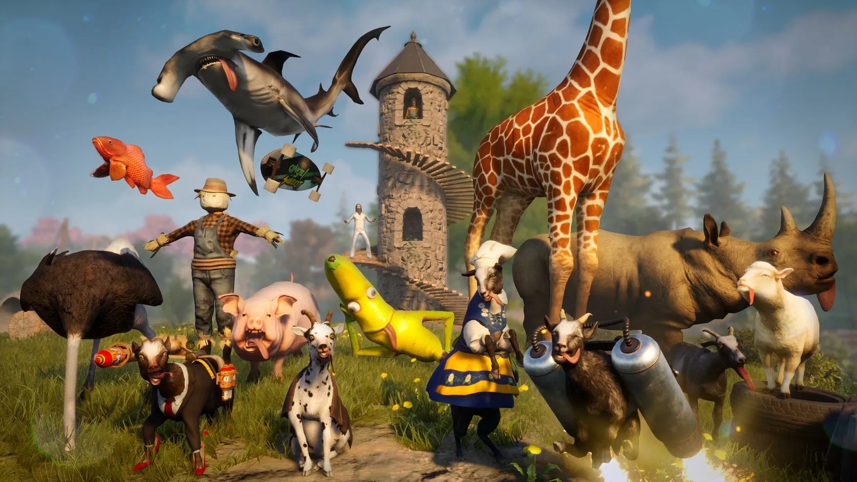 Zestaw 9 gier Steam za 58 zł w Humble Bundle. W pakiecie Goat Simulator 3 i TABS